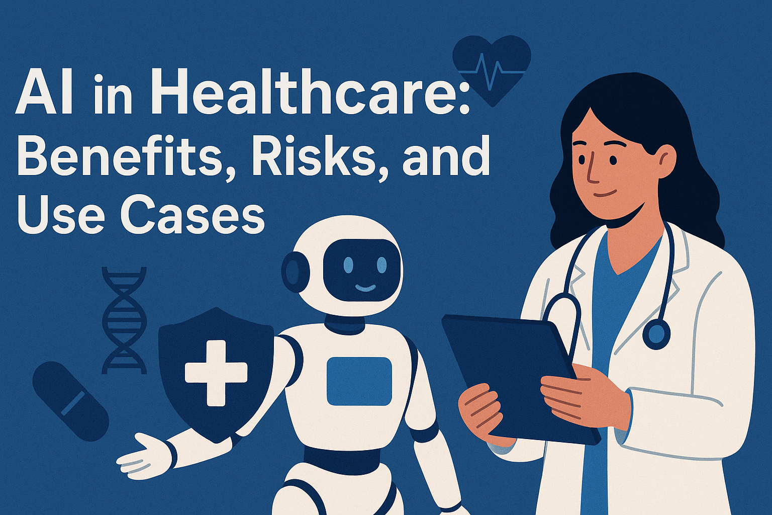 AI in Healthcare: Benefits, Risks & Real Applications